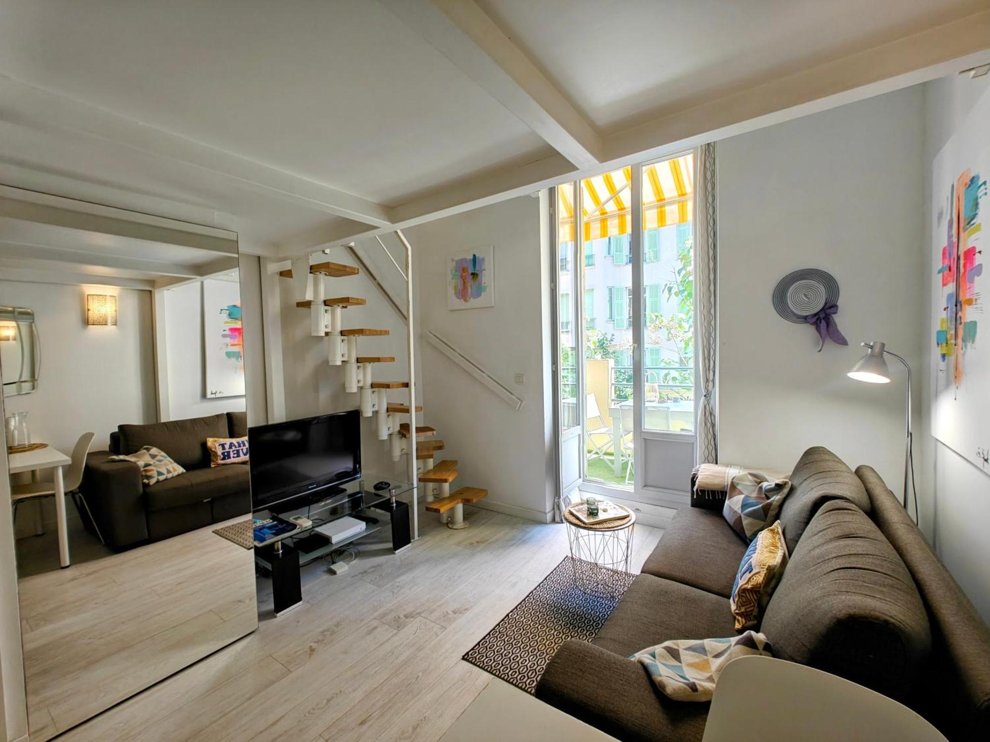 Apartamento Duplex Central Close Beaches And Shops And Balcony Niza Exterior foto